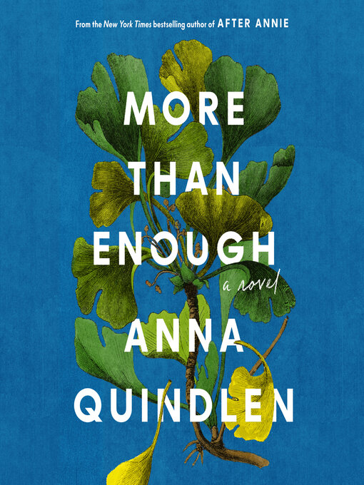 Title details for More Than Enough by Anna Quindlen - Wait list